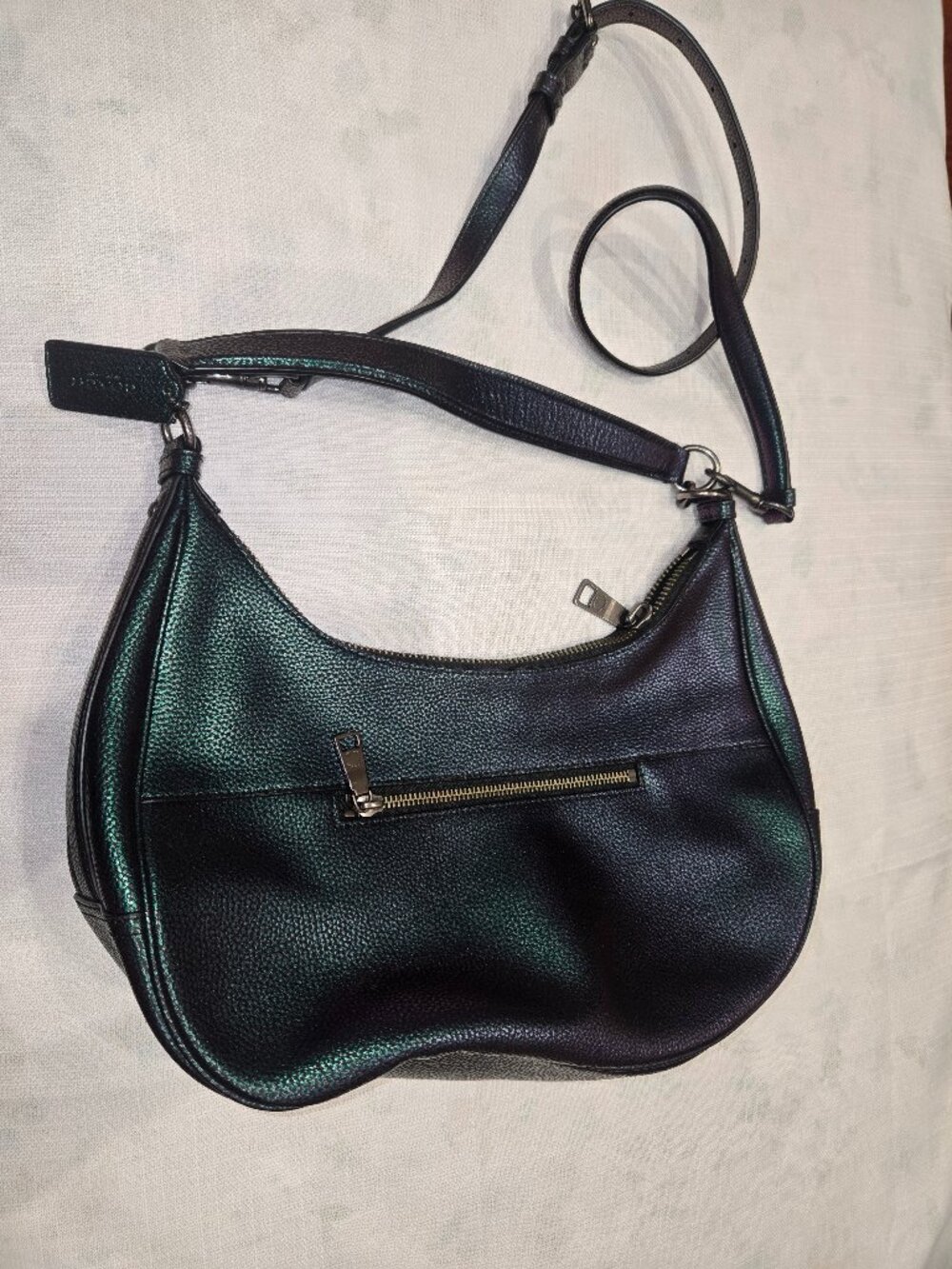 Mint Coach East West Harley Hologram Hobo Bag - Oil Slick Mermaid Leather